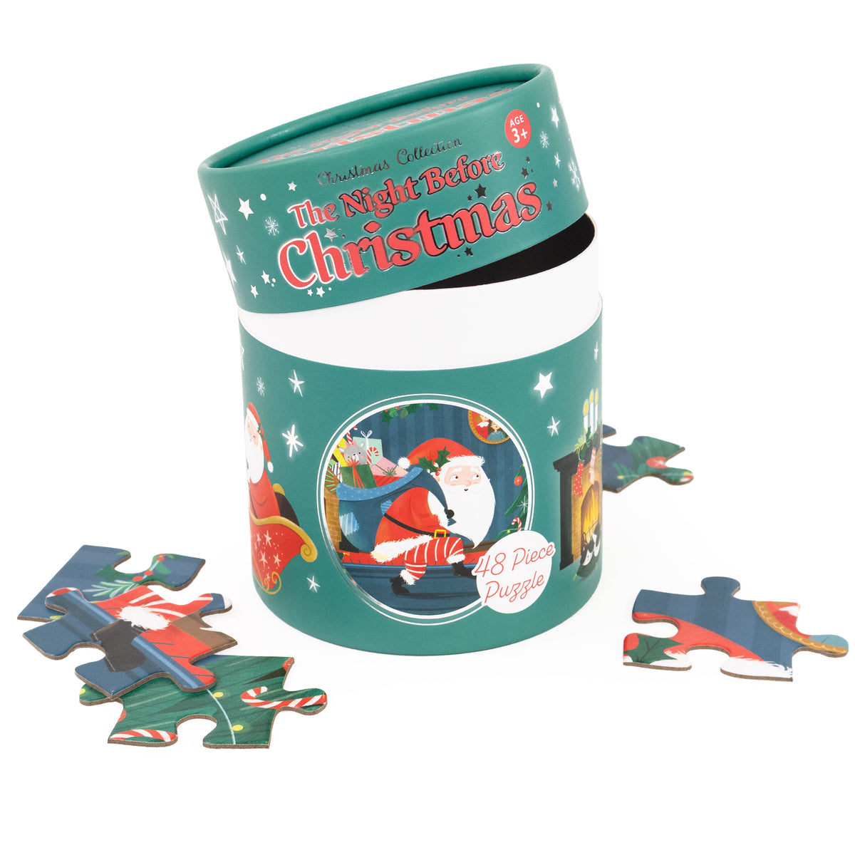 The Night Before Christmas - 48 Piece Puzzle In Tube
