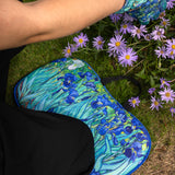 Memory Foam Garden Kneeler - Van Gogh's Irises Design