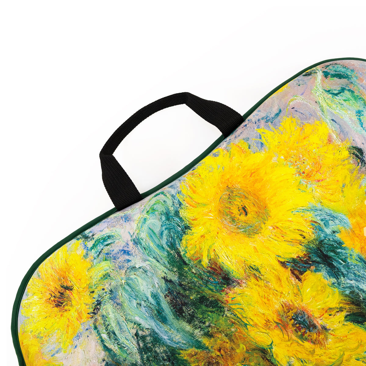 Memory Foam Garden Kneeler - Monet's Bouquet of Sunflowers Design