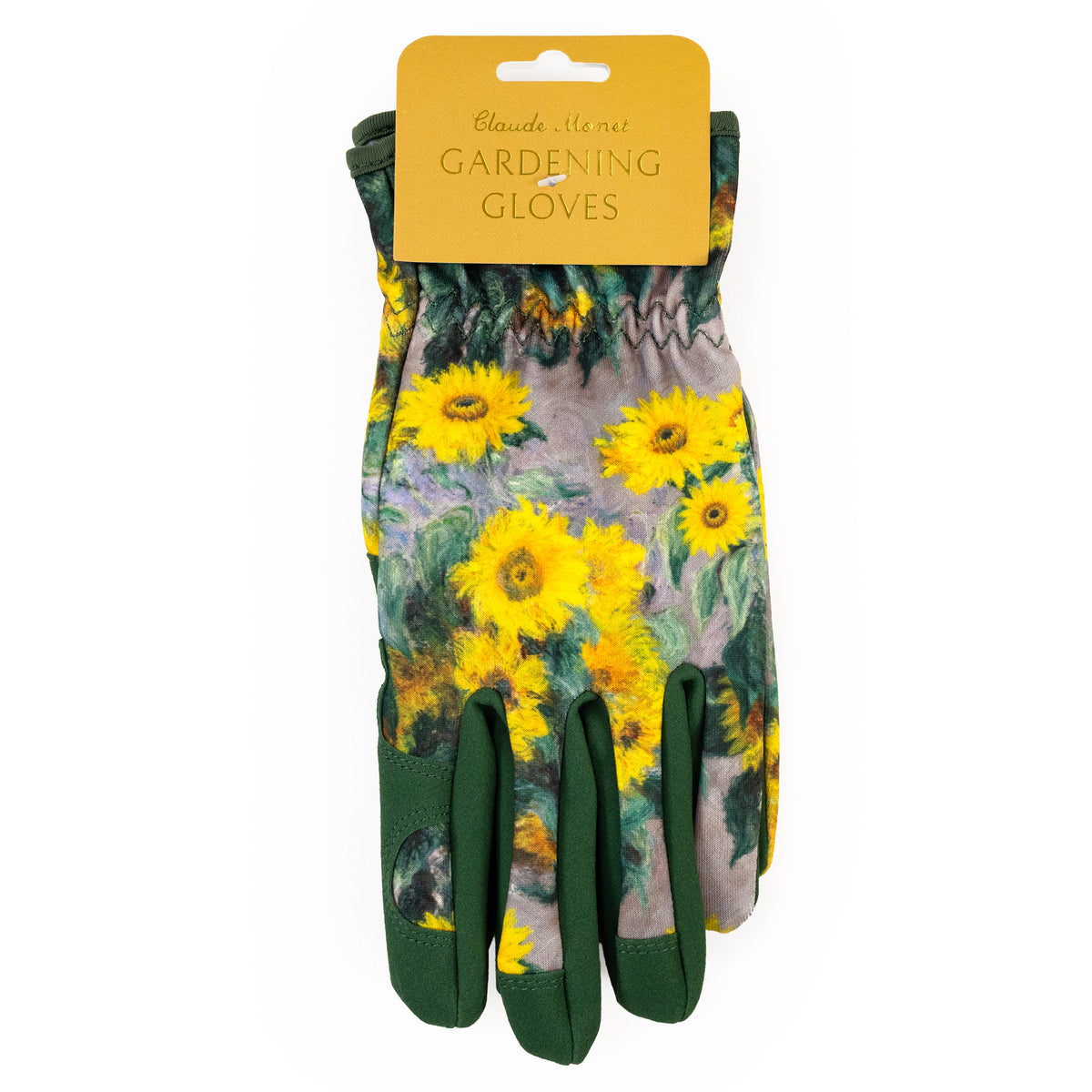 Outdoor Gardening Gloves - Monet's Bouquet of Sunflowers Design