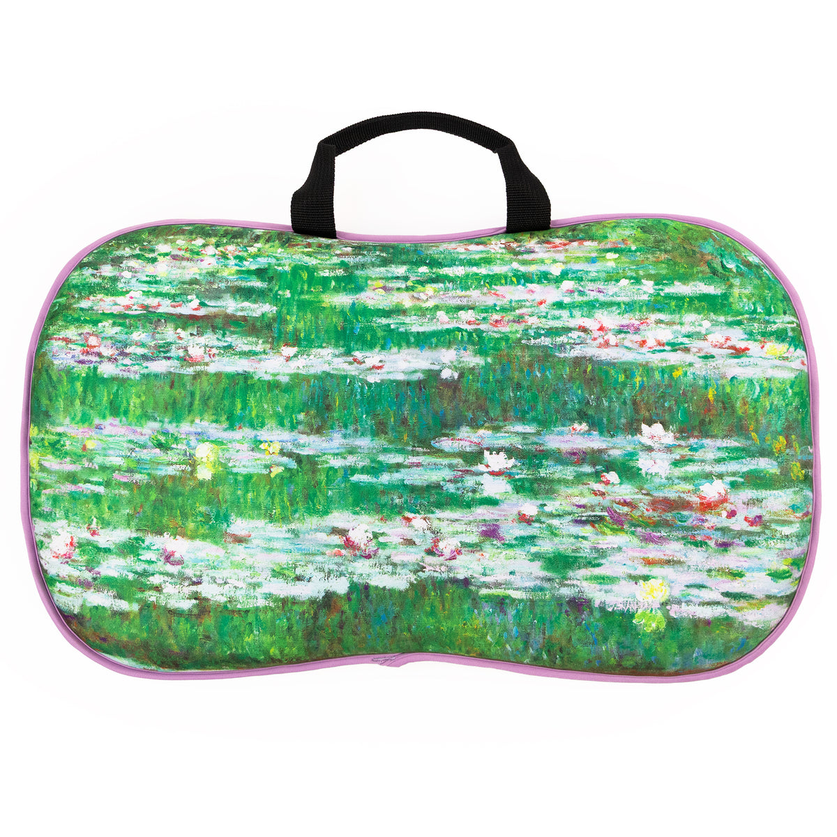 Memory Foam Garden Kneeler - Monet's The Japanese Footbridge Design