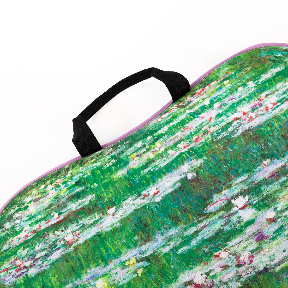 Memory Foam Garden Kneeler - Monet's The Japanese Footbridge Design