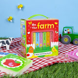 On the Farm – Box Set of 6 Mini Board Books - Baby & Toddler First Learning
