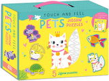 Touch and Feel Puzzle and Board Book Set - Pets - Tactile Fun For Children