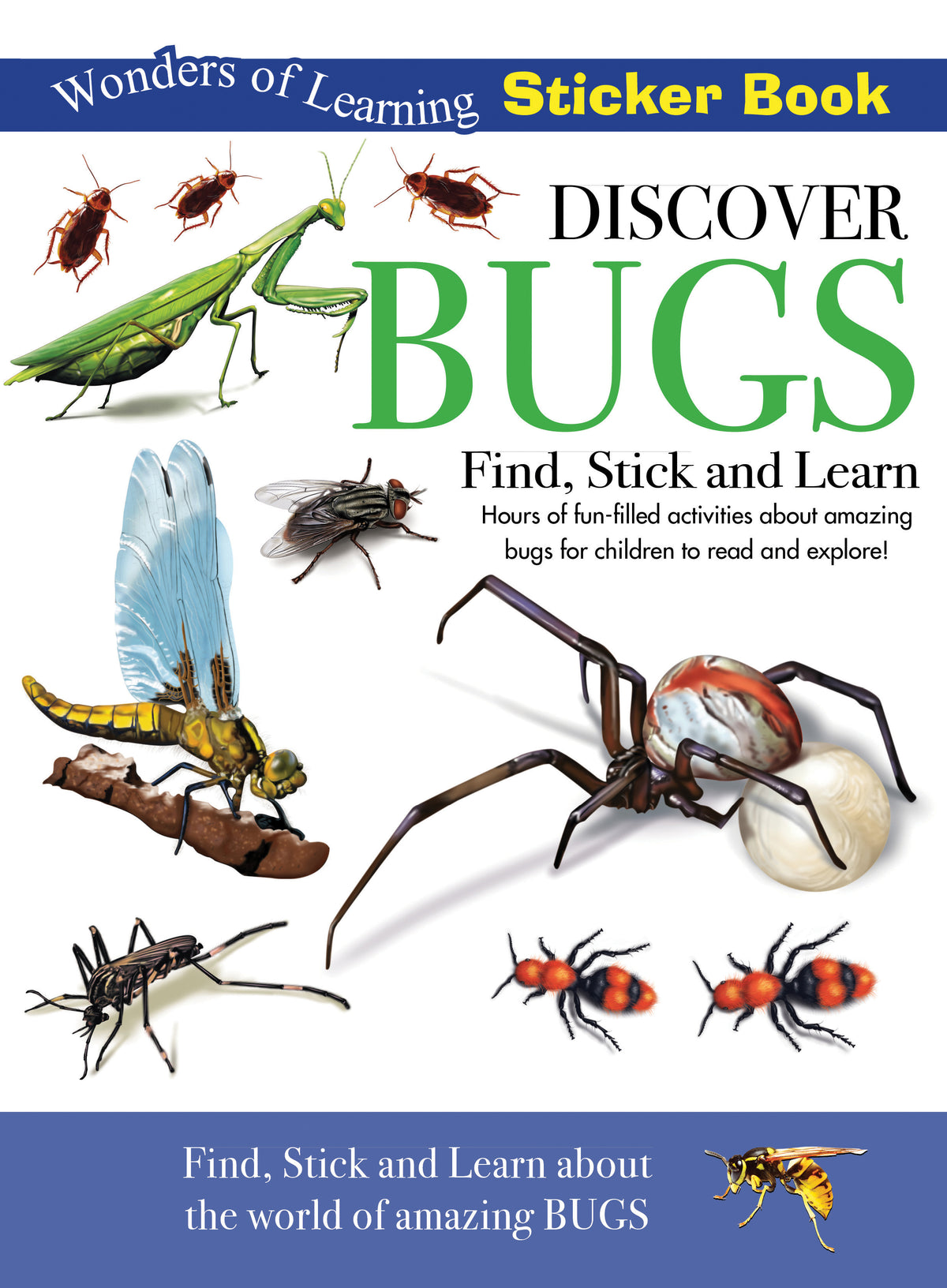 Bug Sticker Book Discover Bugs Sticker Book - Find, Stick and Learn – Robert Frederick