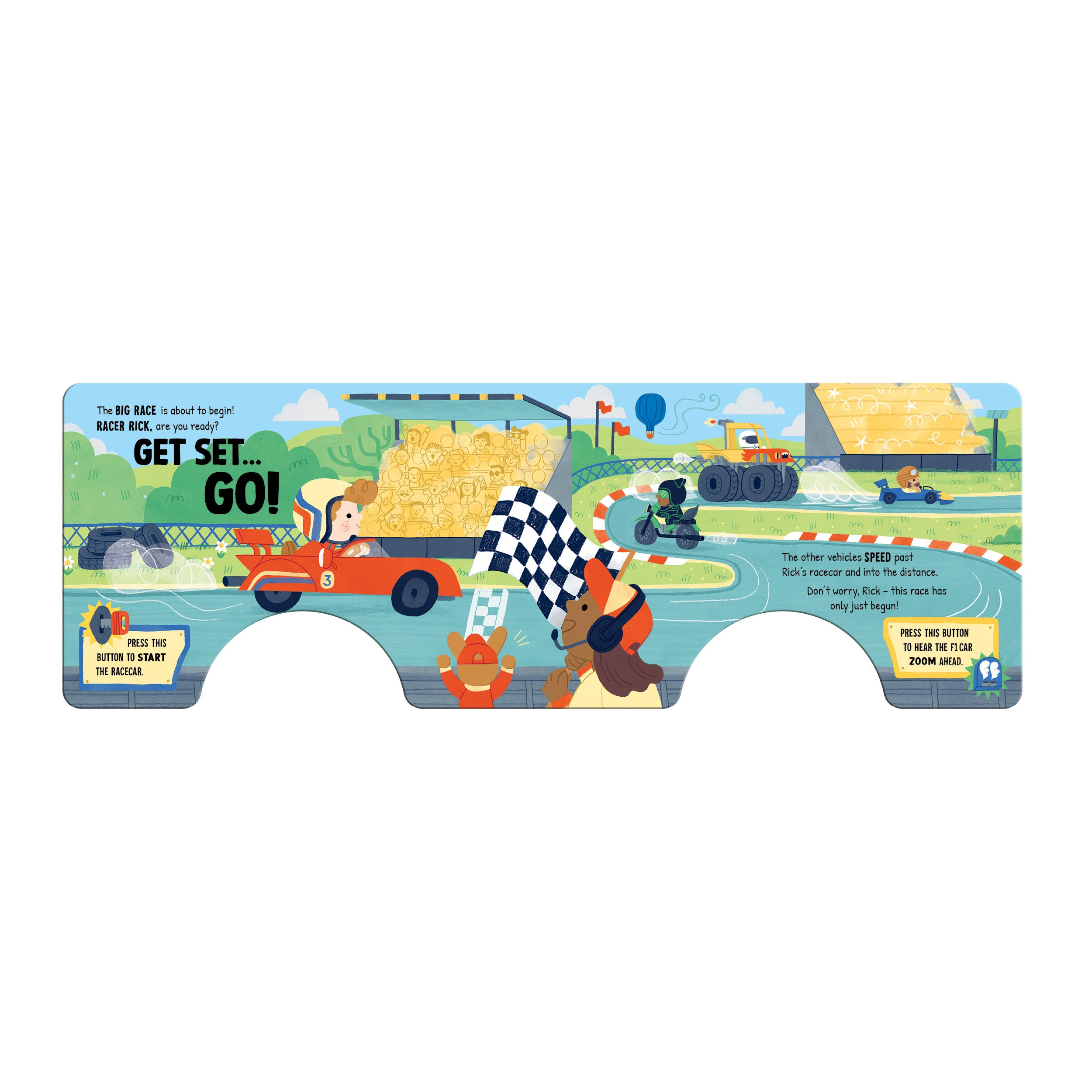 Get Set, Go! Race Car Rally Children's Sound Book – Robert Frederick