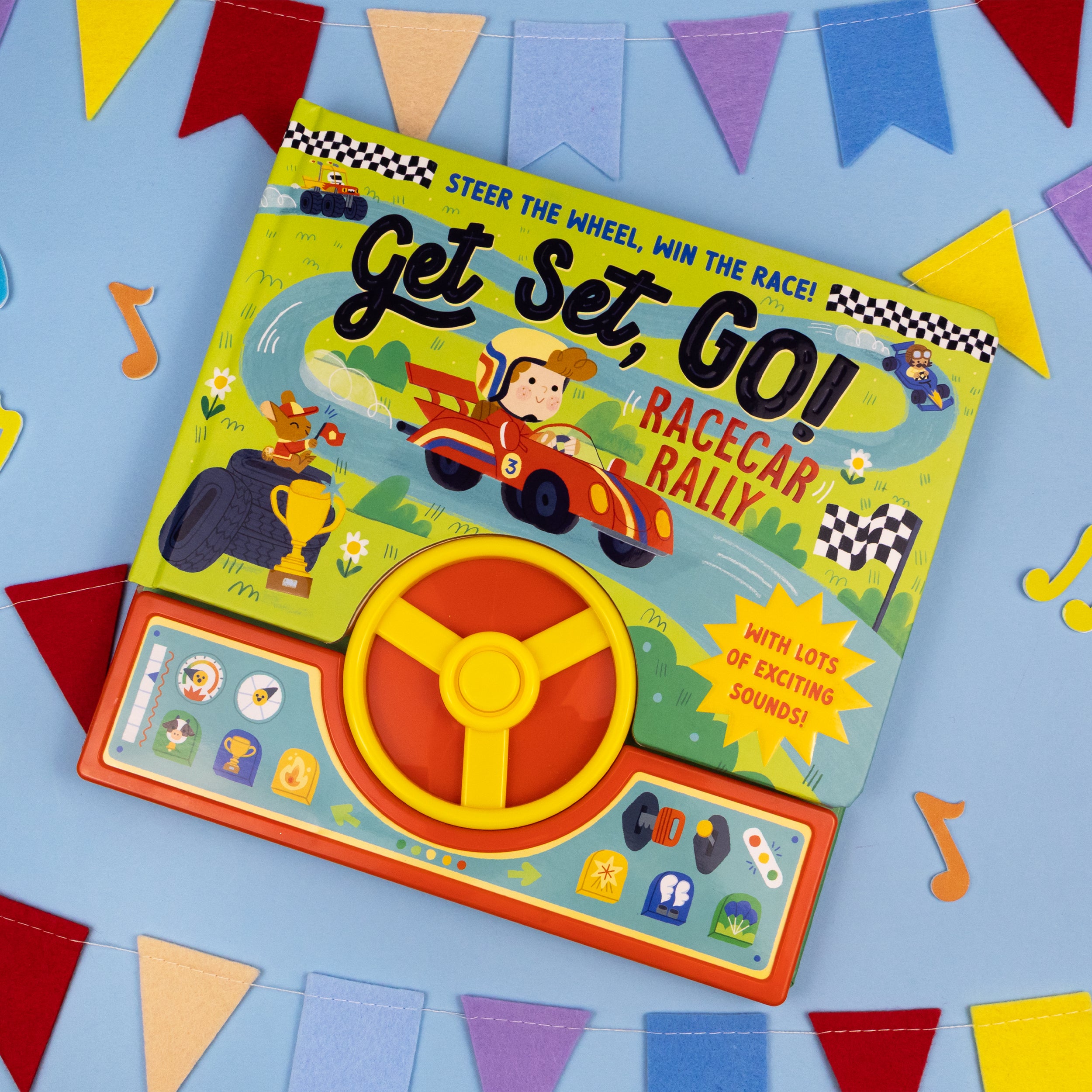Get Set, Go! Race Car Rally Children's Sound Book – Robert Frederick