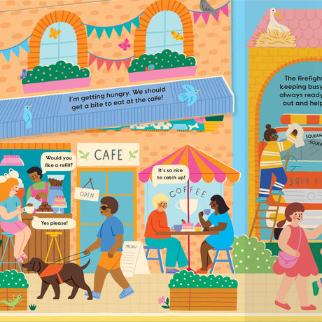 Sounds in the Town - Lift-the-Flap Sound Book for Children