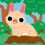 A Home For A Rabbit - Fun Wobbly-Eye Board Book for Babies & Toddlers