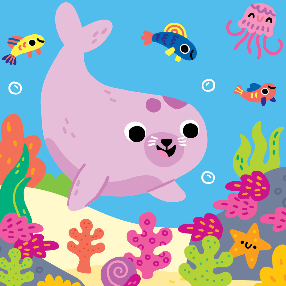 A Home For A Seal - Fun Wobbly-Eye Board Book for Babies & Toddlers