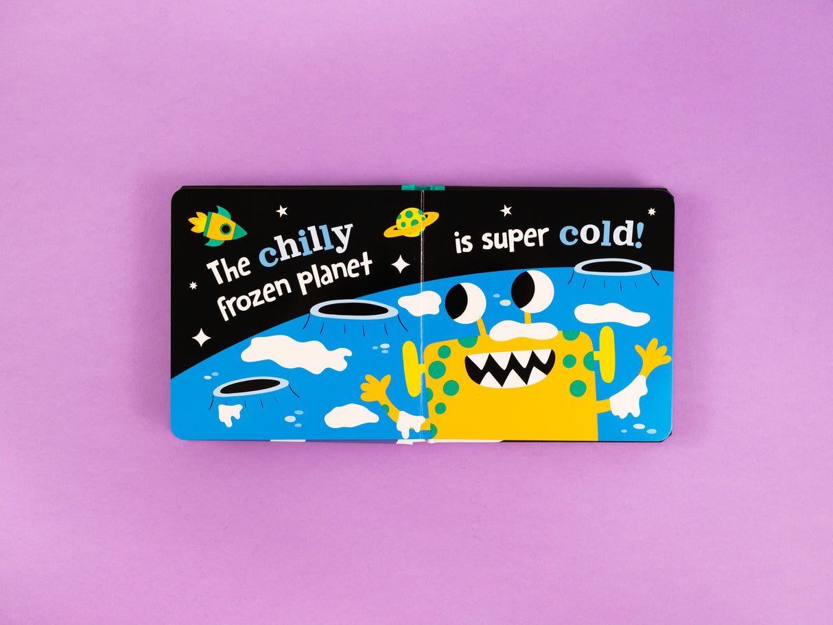 Space - Explore a Cosmic Neon Galaxy - Children’s Board Book