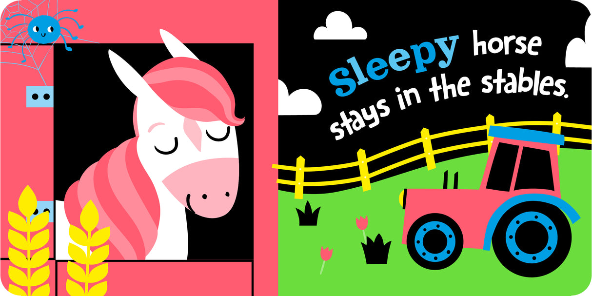 Farm - Explore a Farm-tastic Neon World - Children’s Board Book