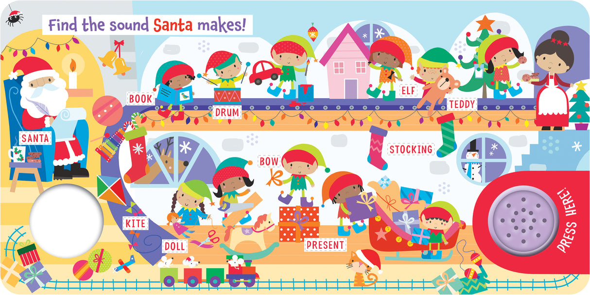 Christmas First Words - Can You Find The Right Noise? - Children’s Sound Book