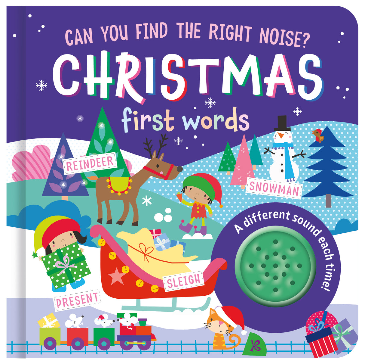 Christmas First Words - Can You Find The Right Noise? - Children’s Sound Book