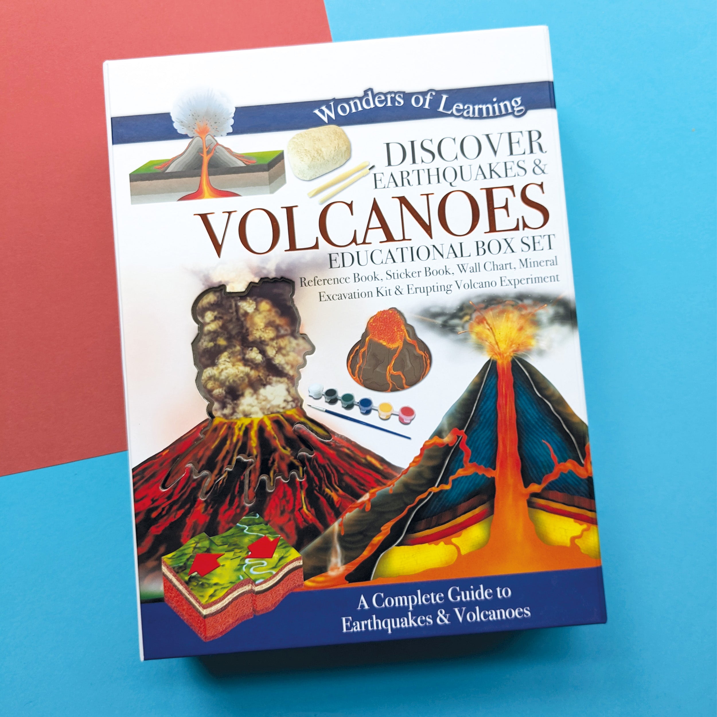 Discover Earthquakes & Volcanoes Educational Box Set - Children's