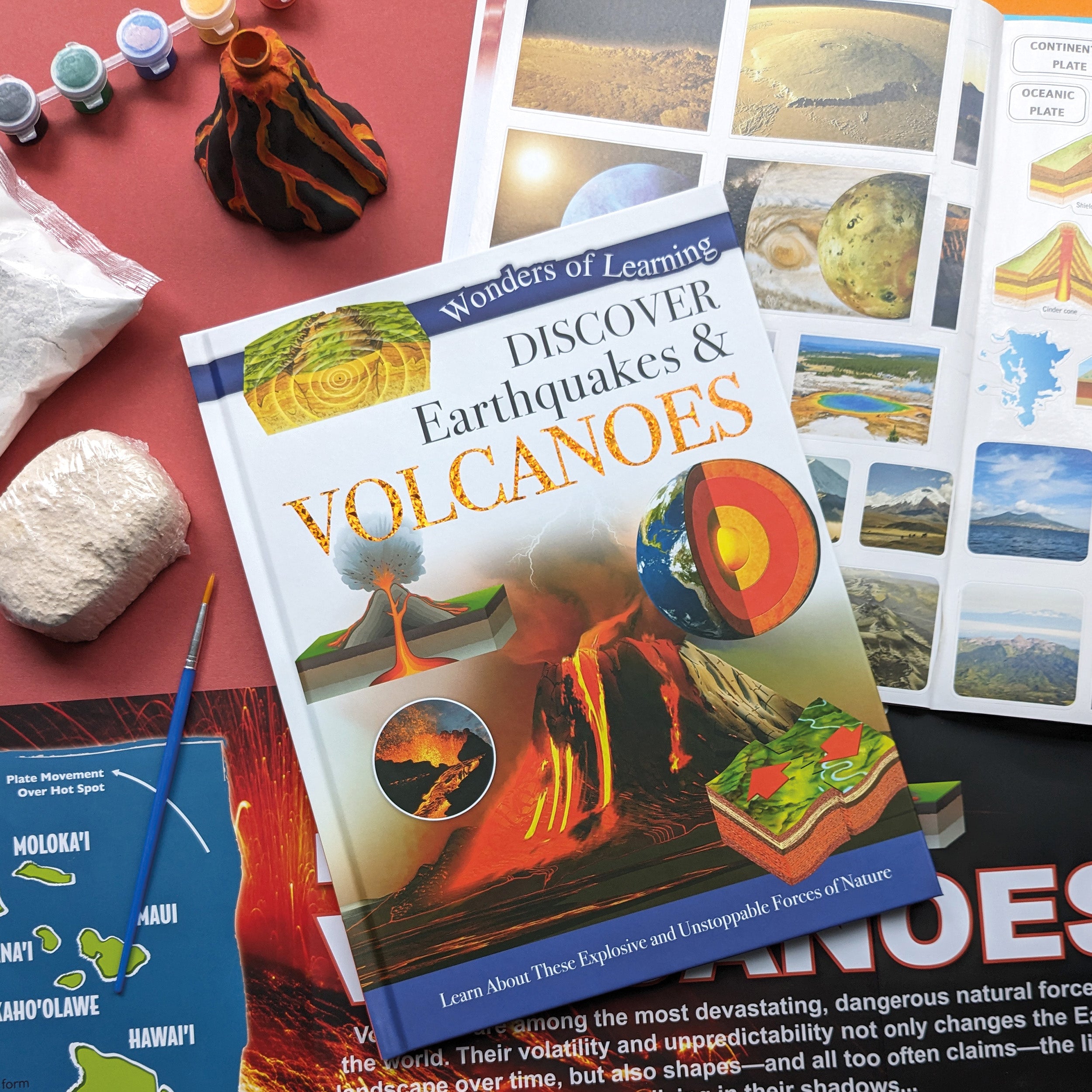 Discover Earthquakes & Volcanoes Educational Box Set - Children's
