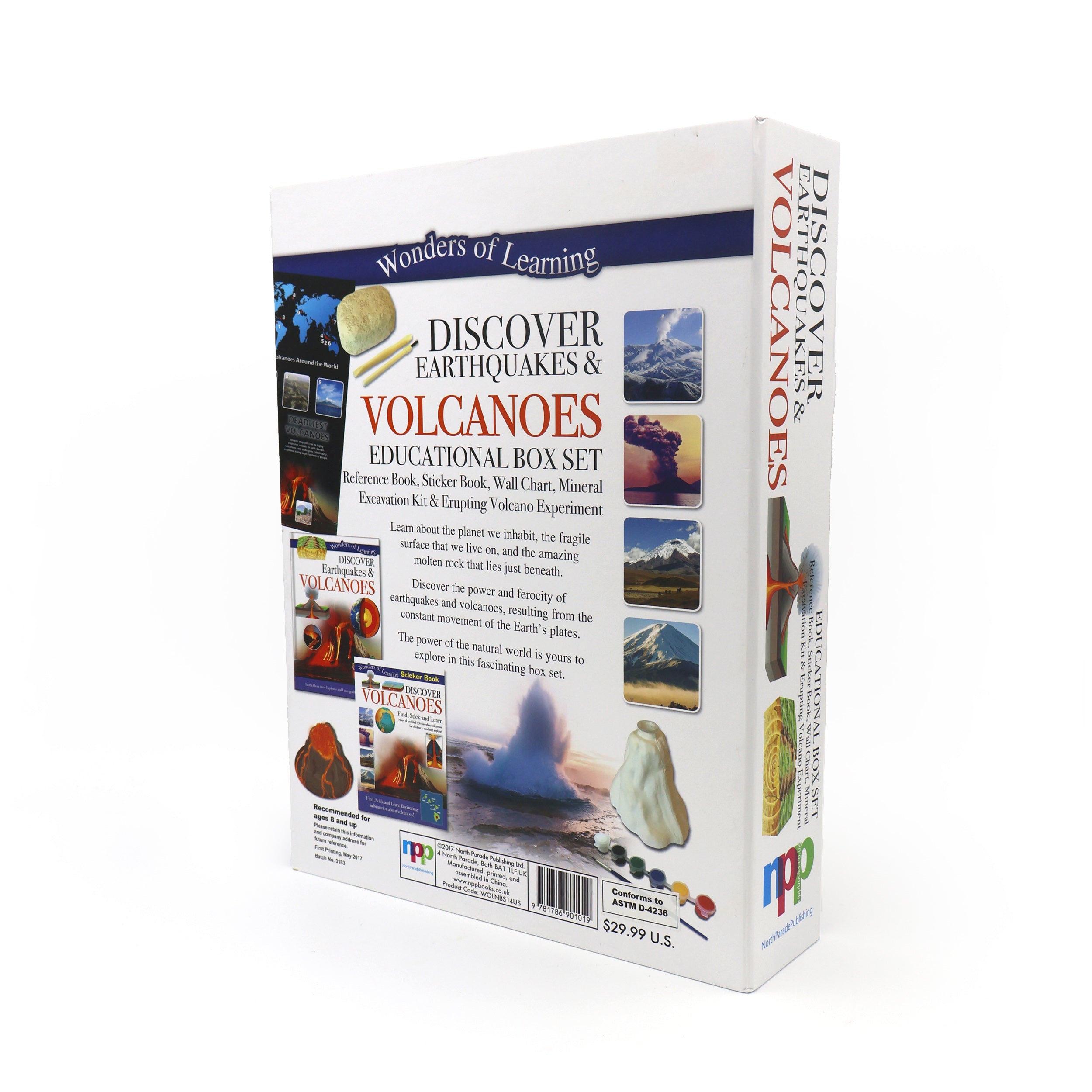 Discover Earthquakes & Volcanoes Educational Box Set - Children's