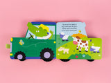 My First Tractor – Chunky Wheeled Board Book for Toddlers – Push-Along Animal Story Book – Ages 3+