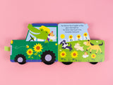 My First Tractor – Chunky Wheeled Board Book for Toddlers – Push-Along Animal Story Book – Ages 3+
