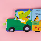 My First Tractor – Chunky Wheeled Board Book for Toddlers – Push-Along Animal Story Book – Ages 3+