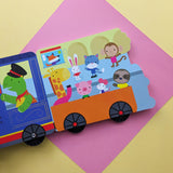 My First Train – Chunky Wheeled Board Book for Toddlers – Push-Along Animal Story Book – Ages 3+
