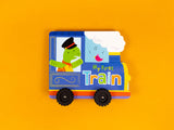 My First Train – Chunky Wheeled Board Book for Toddlers – Push-Along Animal Story Book – Ages 3+