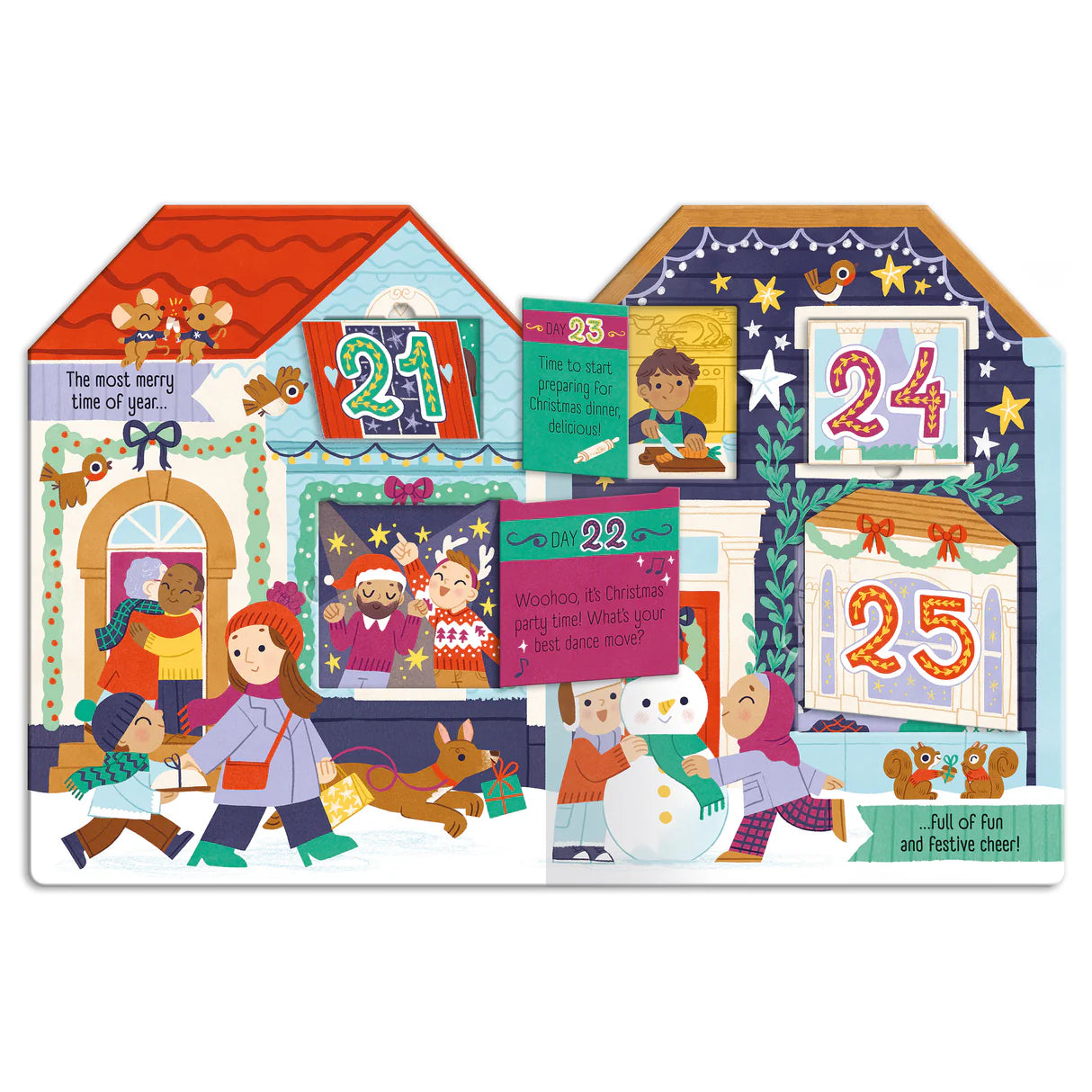 Christmas Village – Children’s Fold-Out Advent Book