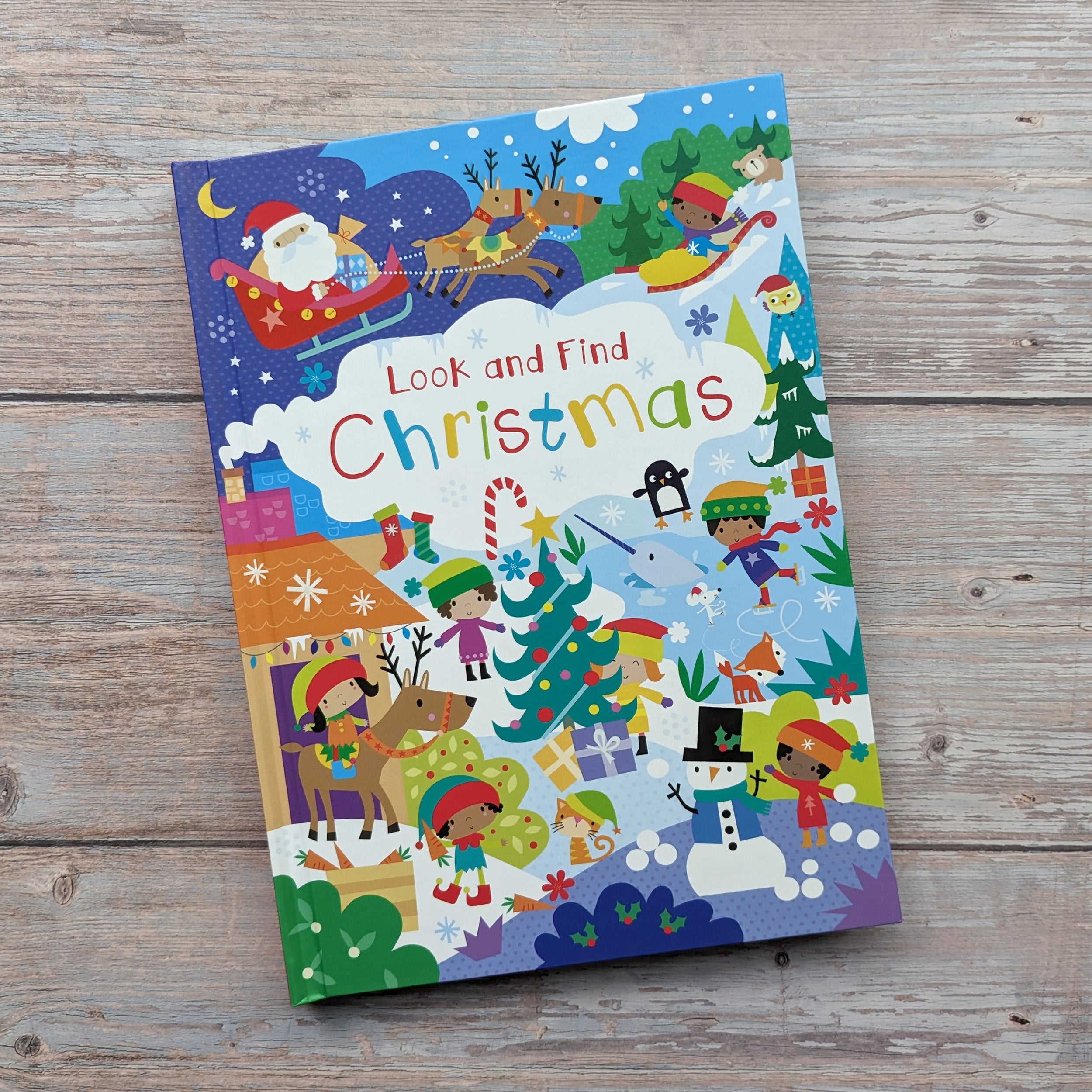 Let's Spot Christmas - Festive Fold-Out Spotting Book for Children