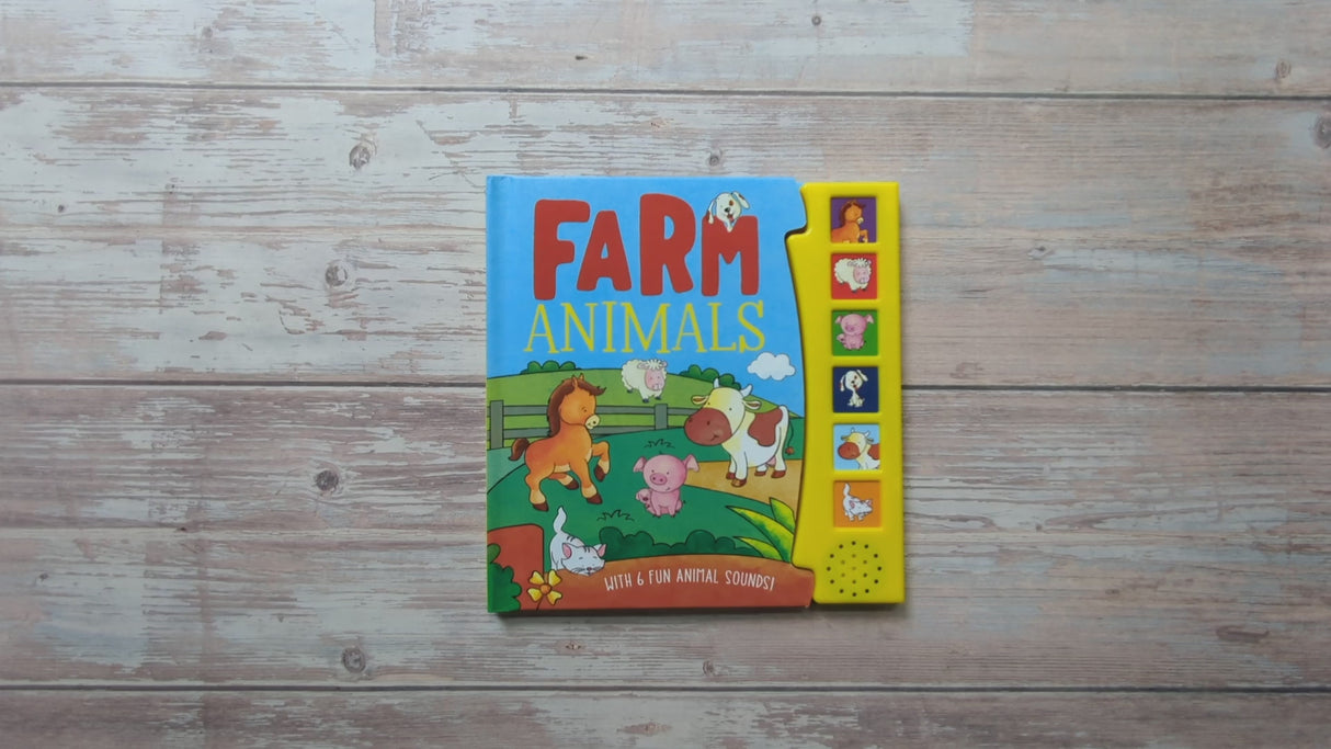 Farm Animals – Children’s 6 Button Sound Book