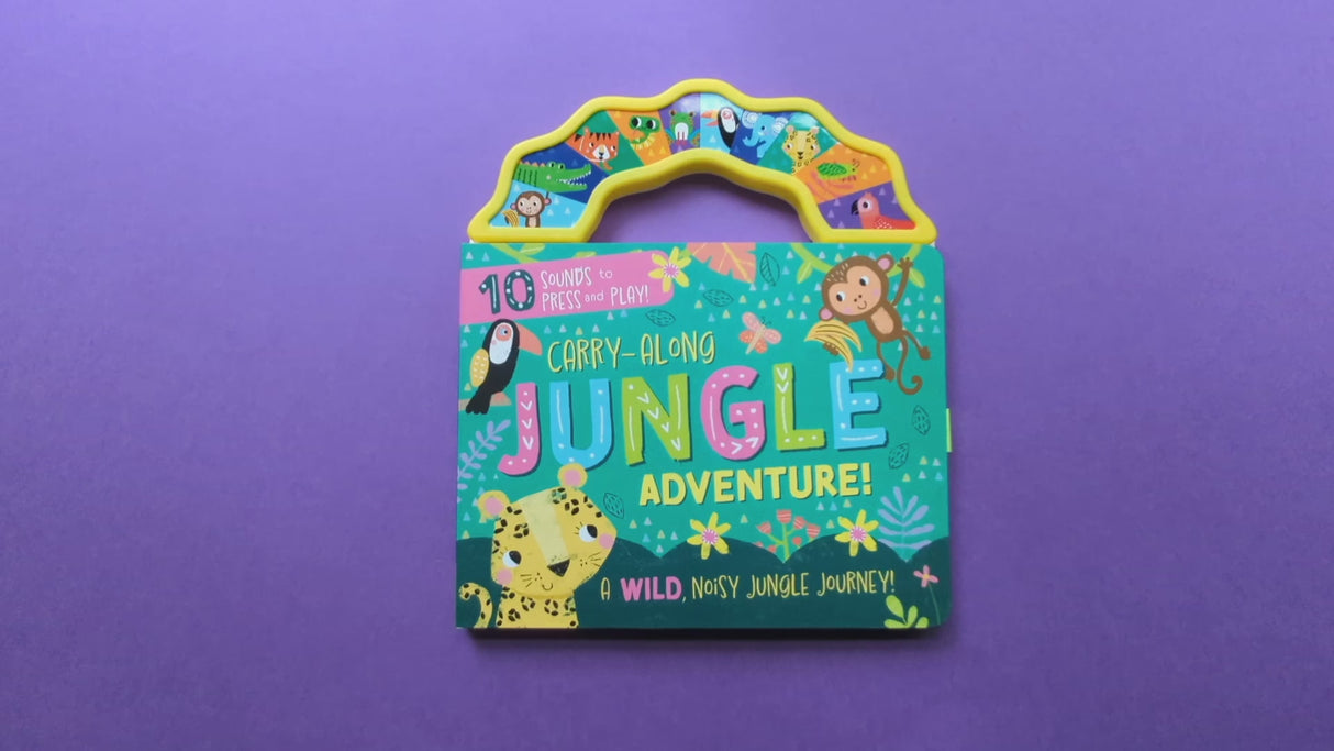 Carry-Along Jungle Adventure – Children’s 10 Button Sound Book
