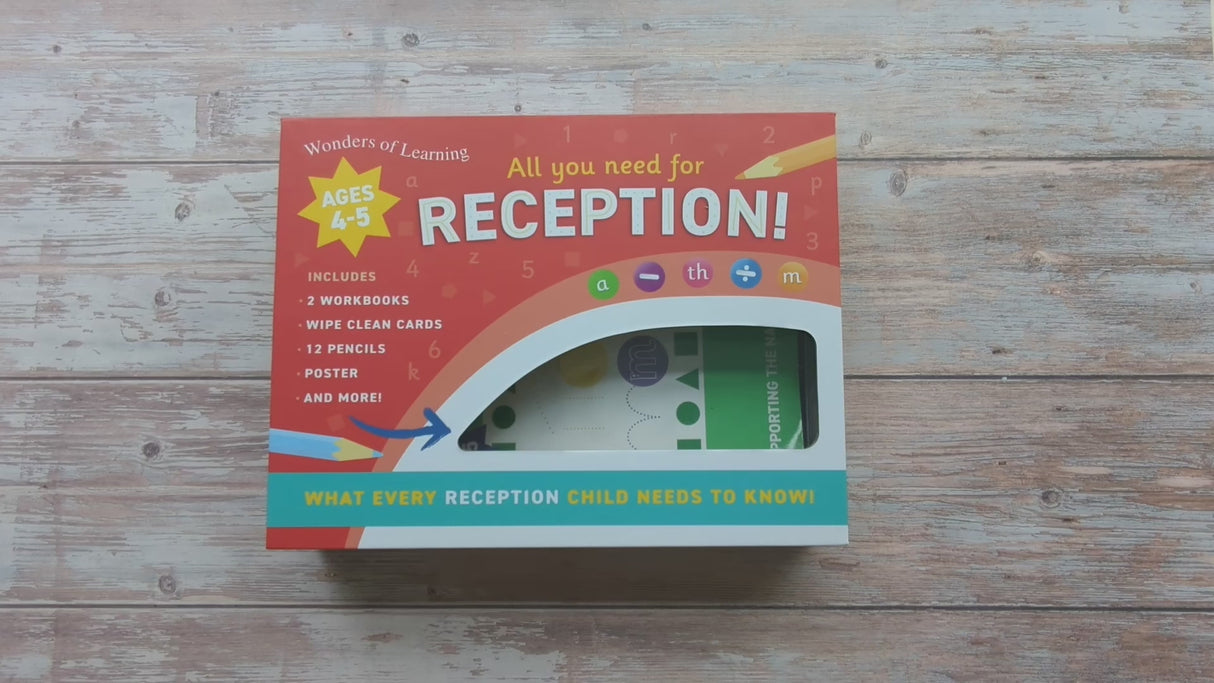 All You Need for Reception Box Set – Ages 4–5 Educational Starter Kit