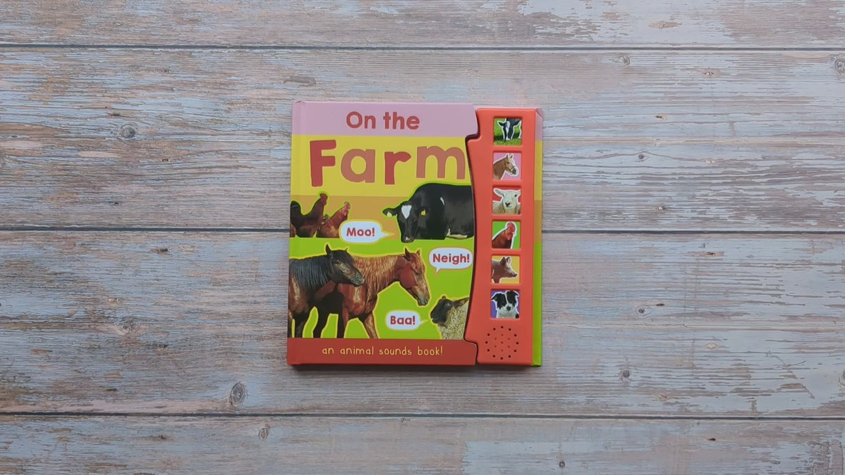 On The Farm – Children’s 6 Button Sound Book