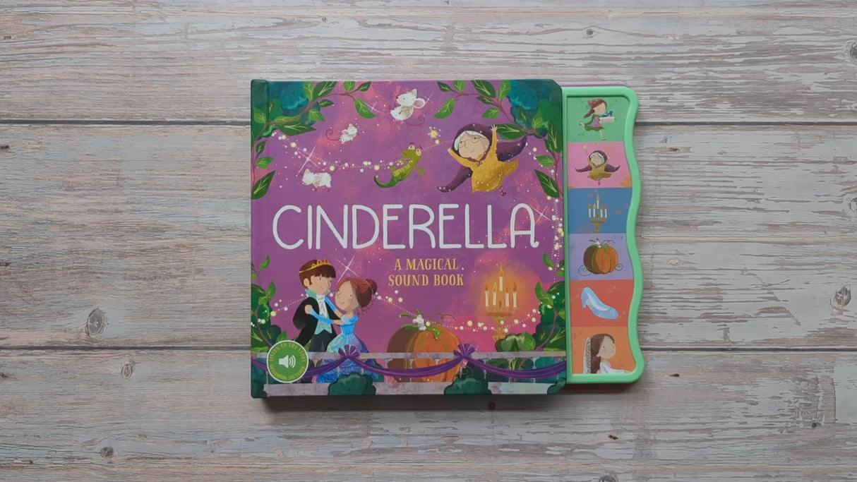 Cinderella Fairy Tale Sound Book - 6 Enchanting Sound Buttons To Press And Play