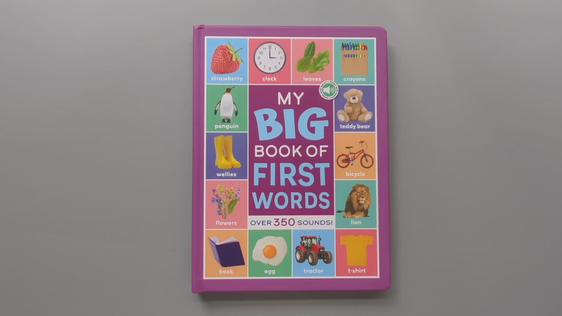 First Words Sound Book for Toddlers - 350+ Interactive Sounds