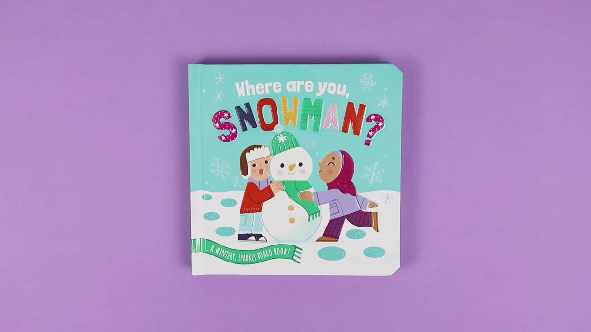 Where Are You Snowman? Children’s Glitter Trail Book