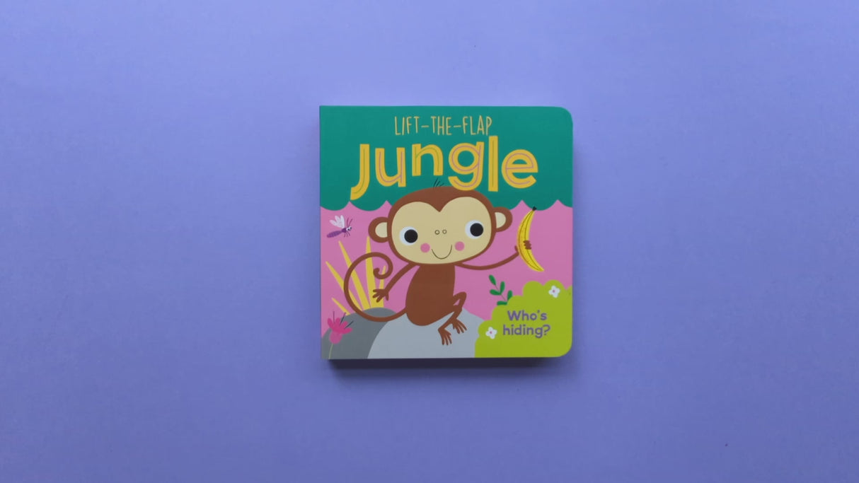 Lift-The-Flap Jungle – Children’s Board Book