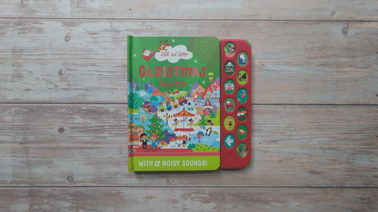 Look and Listen Christmas - Children's 12 Button Sound Book
