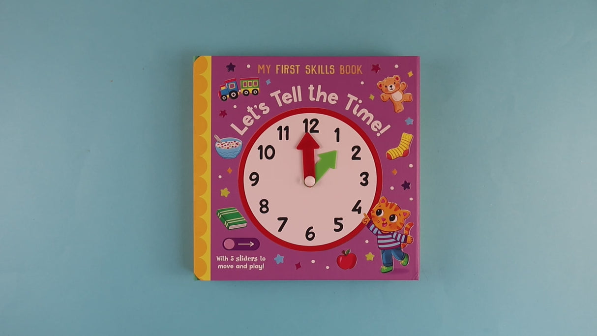 Let’s Tell The Time - With 5 Sliders to Move and Play