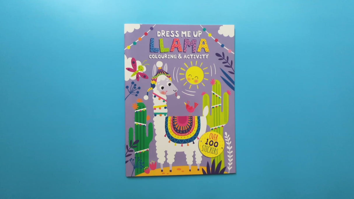 Dress Me Up Colouring & Activity Book - Llama