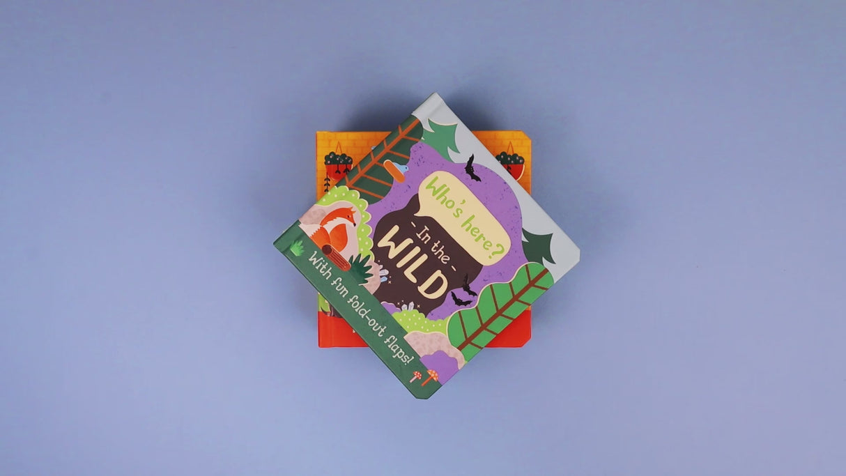 Who’s Here On The Farm – Fold-Out Flaps Board Book